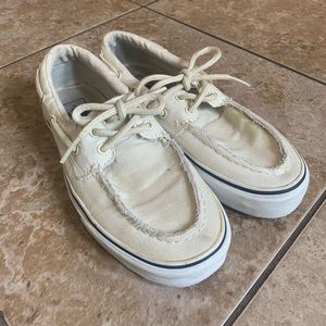 Moccasin style slip on vans
